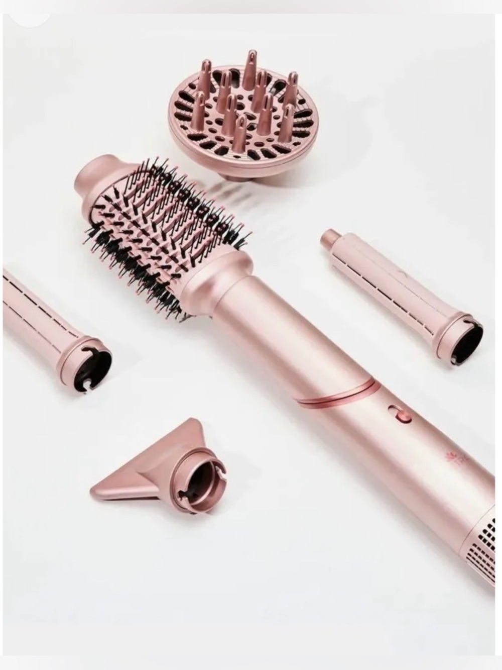 Sutra Aero Styler Rose Gold 5-in-1 Hot Air Styler Brush Curl Wands Diffuser Tool